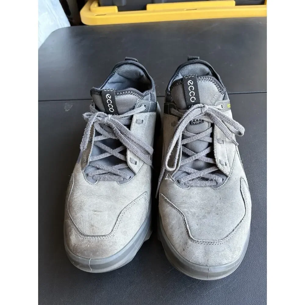 ECCO Mens Mx Low Walking Shoes Graphite Size 8 8.5 US EU 42 Fluidform Tech GREAT
